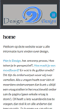 Mobile Screenshot of design2design.nl